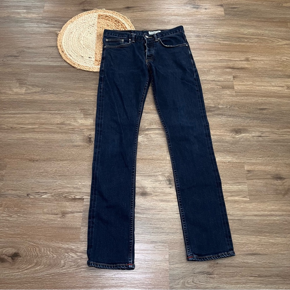 Gustin Men's Slim Jeans in Dark Blue